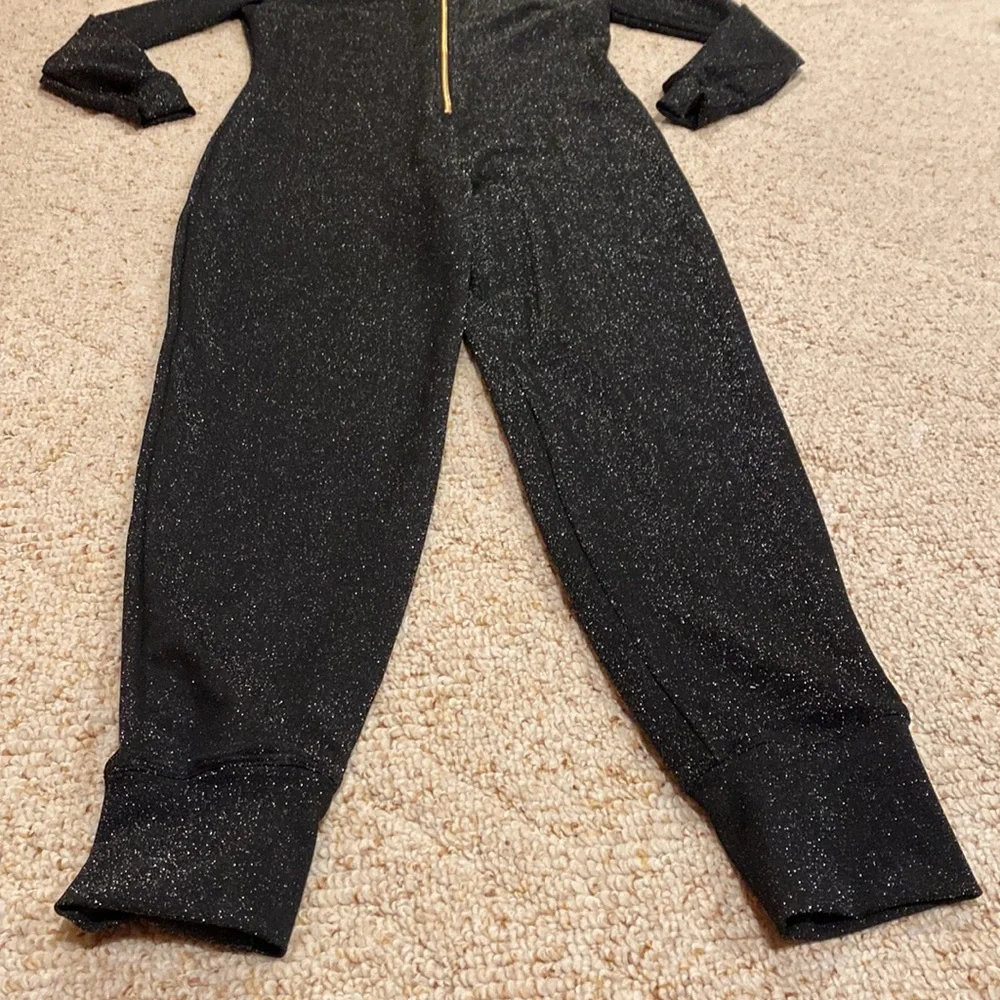 NWTO Savage X Fenty Glitter Shine Hooded Jumpsuit took off tags to try on - Picture 3 of 5